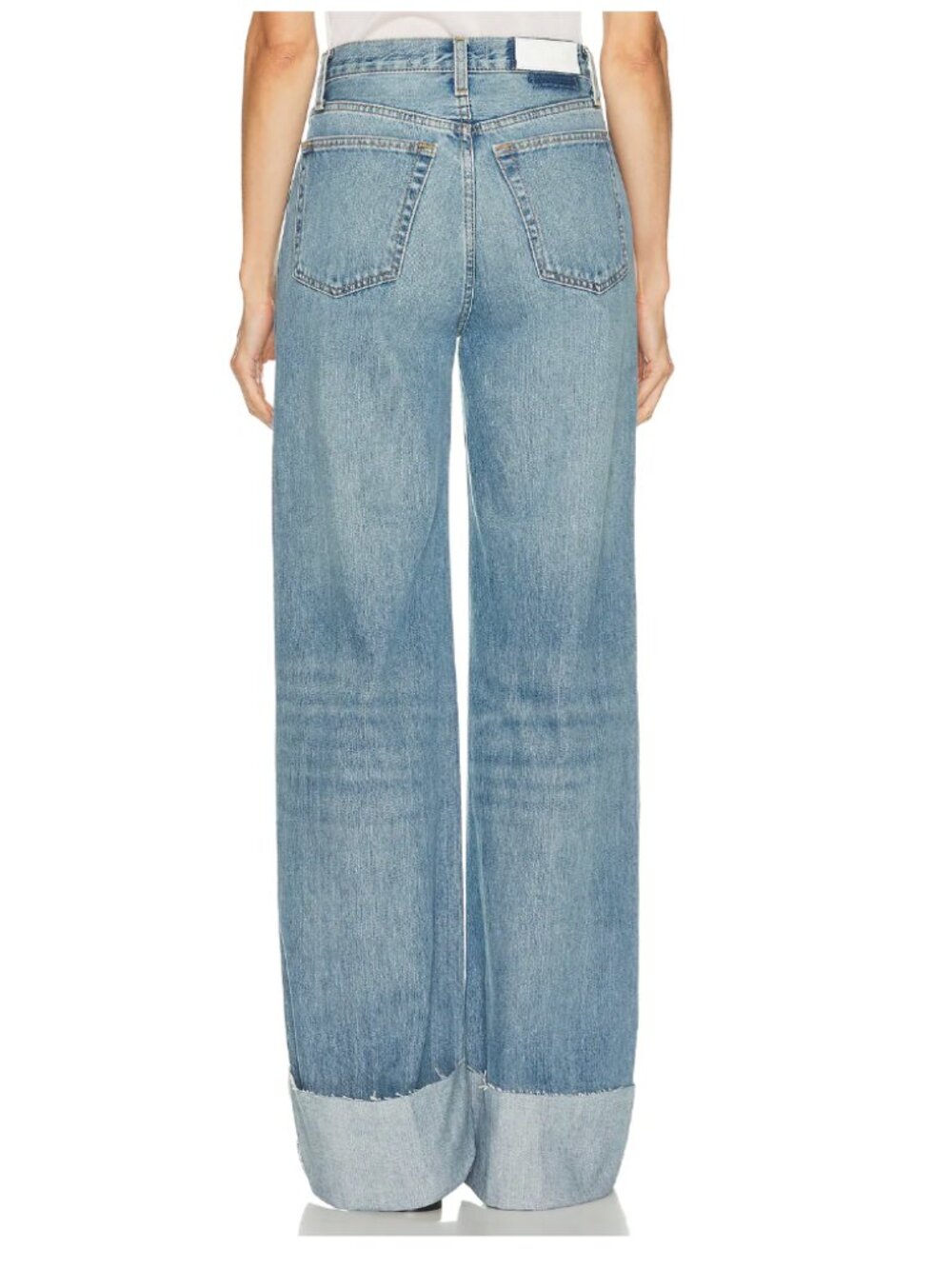 NWT Re/Done High Rise Wide Leg Cuff - Picture 3 of 5
